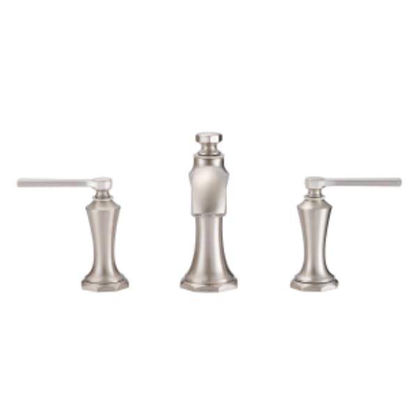 Draper 2H Widespread Lavatory Faucet w/ Metal Pop-Up Drain 1.2gpm Brushed Nickel