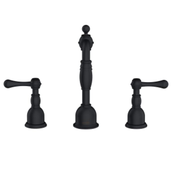 Opulence 2H Roman Tub Trim Kit w/out Spray Satin Black