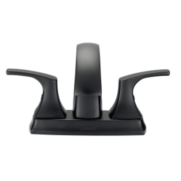 Vaughn 2H Centerset Lavatory Faucet w/ Metal Pop-Up Drain 1.2gpm Satin Black