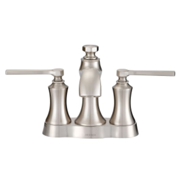 Draper 2H Centerset Lavatory Faucet w/ Metal Pop-Up Drain 1.2gpm Brushed Nickel