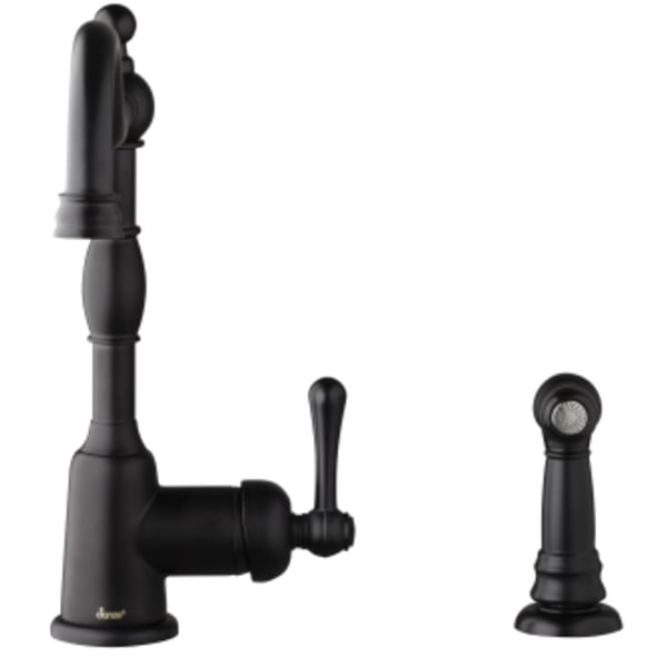 Opulence 1H Kitchen Faucet w/ Spray 1.75gpm Satin Black