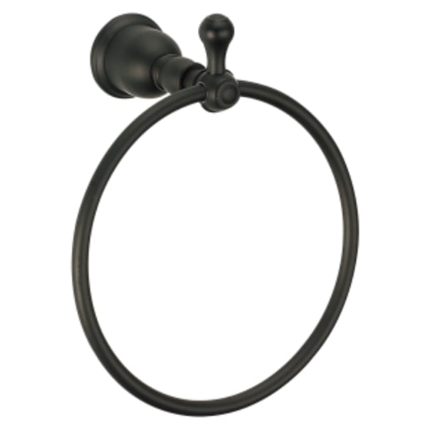 Opulence Towel Ring Satin Black