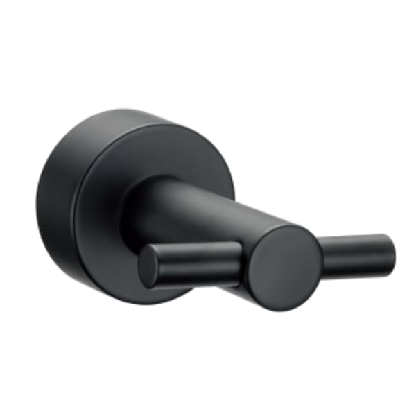 Parma Robe Hook Satin Black