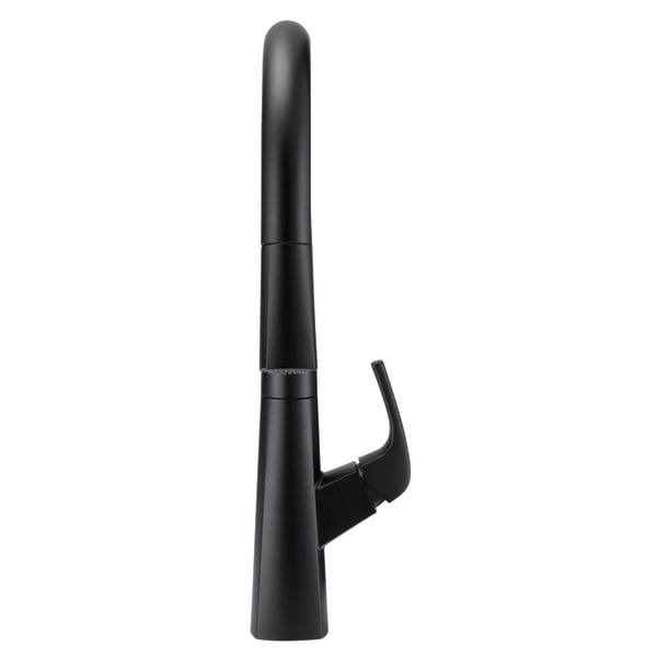 Vaughn 1H Pull-Down Kitchen Faucet w/ Snapback 1.75gpm Satin Black