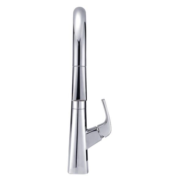 Vaughn 1H Pull-Down Kitchen Faucet w/ Snapback 1.75gpm Chrome