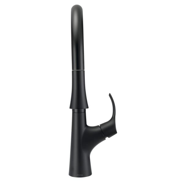 Antioch 1H Pull-Down Kitchen Faucet w/ Snapback 1.75gpm Satin Black