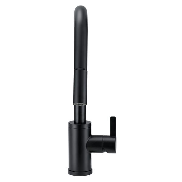 Amalfi 1H Pull-Down Kitchen Faucet w/SnapBack Retraction 1.75gpm Satin Black