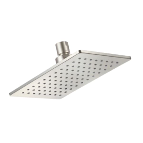 Mono Chic 5" x 8" 1 Function Showerhead 1.75gpm Brushed Nickel