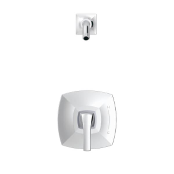 Vaughn 1H Shower Only Trim Kit & Treysta Cartridge Less Showerhead Chrome