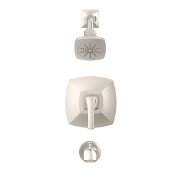 Vaughn 1H Tub & Shower Trim Kit & Treysta Cartridge 2.0gpm Brushed Nickel