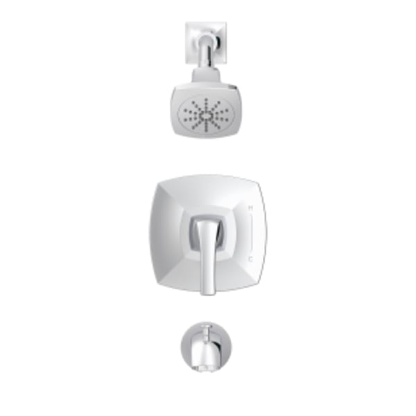Vaughn 1H Tub & Shower Trim Kit & Treysta Cartridge 1.75gpm Chrome
