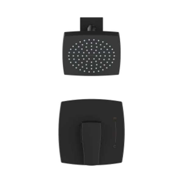 Tribune 1H Shower Only Trim Kit & Treysta Cartridge 1.75gpm Satin Black