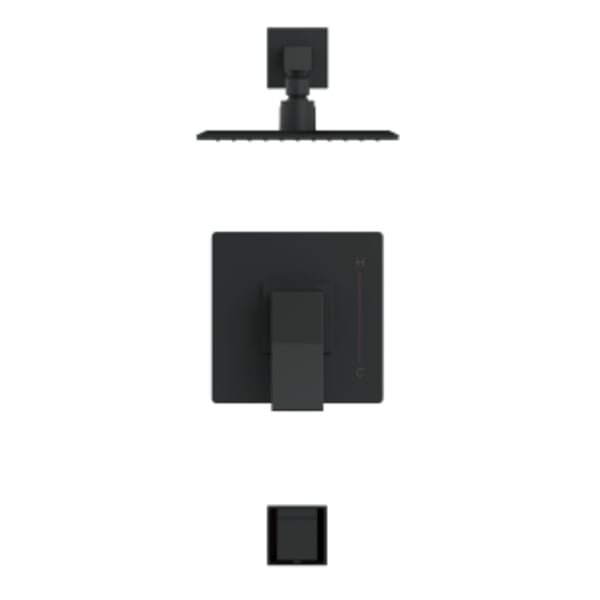 Avian 1H Tub & Shower Trim Kit & Treysta Cartridge 1.75gpm Satin Black