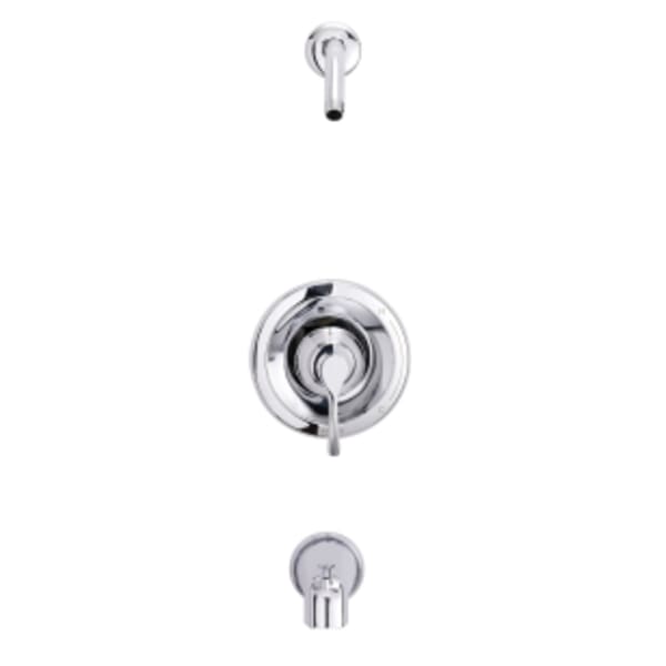 Antioch 1H Tub & Shower Trim Kit & Treysta Cartridge w/ Diverter on Spout Less Showerhead Chrome