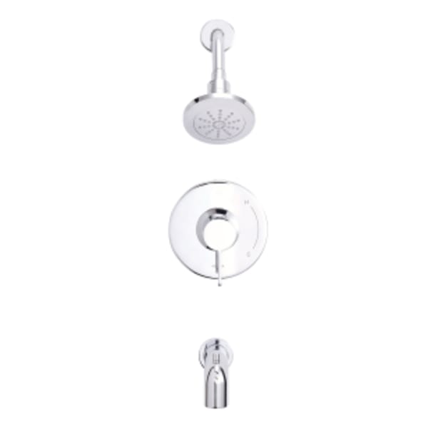 Amalfi 1H Tub & Shower Trim Kit & Treysta Cartridge w/ Diverter on Spout 2.0gpm Chrome