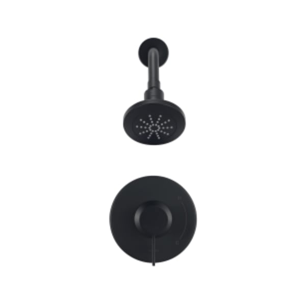 Amalfi 1H Shower Only Trim Kit & Treysta Cartridge 2.0gpm Satin Black