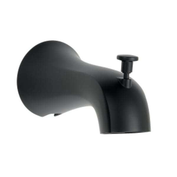 Draper & Vaughn Tub Spout w/ Diverter Satin Black