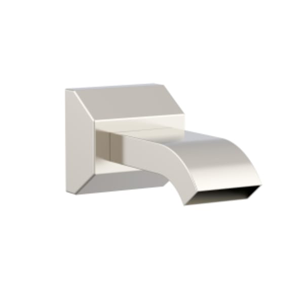 Sirius 7" Wall Mount Tub Spout without Diverter Brushed Nickel