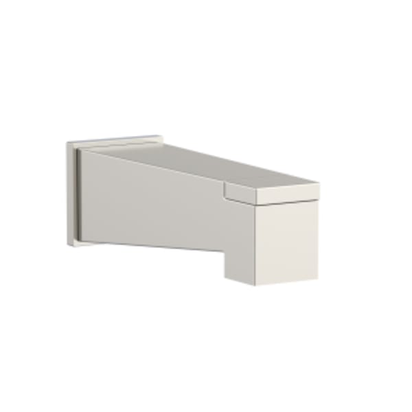 Mid-Town Wall Mount Tub Spout with Diverter Brushed Nickel