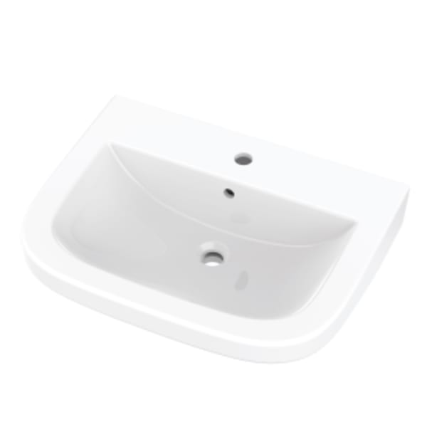 Wicker Park Ped Top Or Wall Hung Lav 24.63"x19.38" Single Hole White
