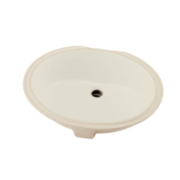 Luxoval Undercounter Lav 19.25"X15.75" Biscuit
