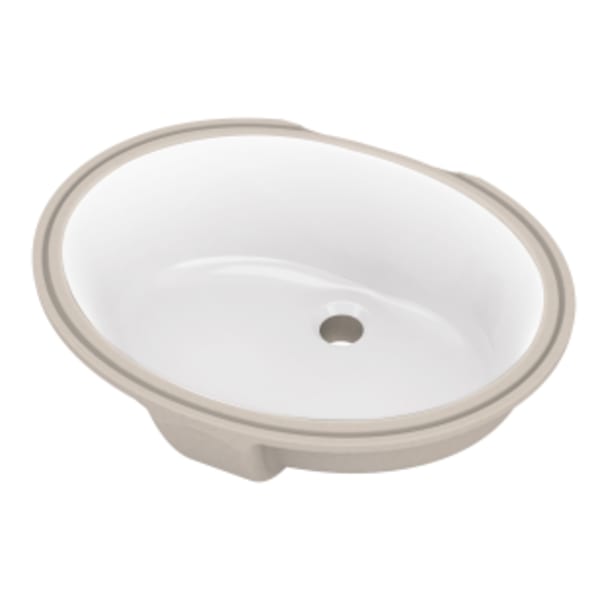 Luxoval Undercounter Lav 19.25"X15.75" White