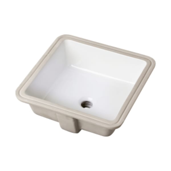 Wicker Park Undercounter Lavatory 16" x 16" Square White