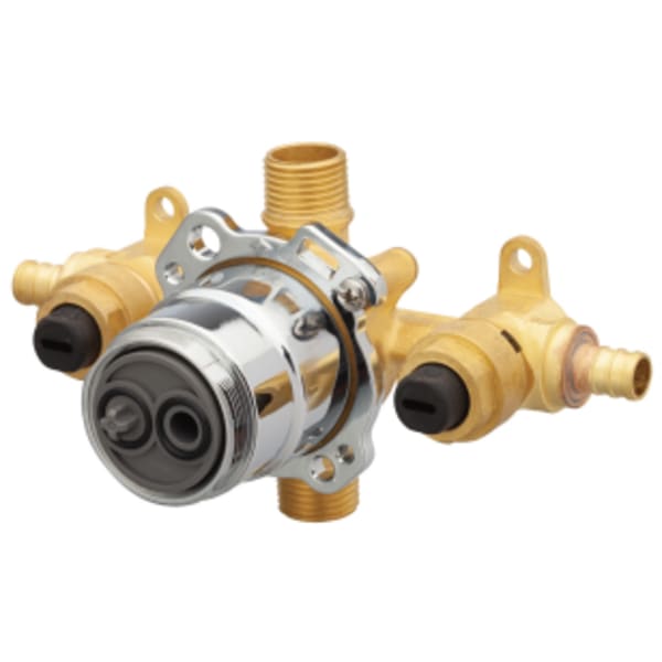 Treysta Tub & Shower Valve- Horizontal Inputs WITH Stops- Crimp Pex