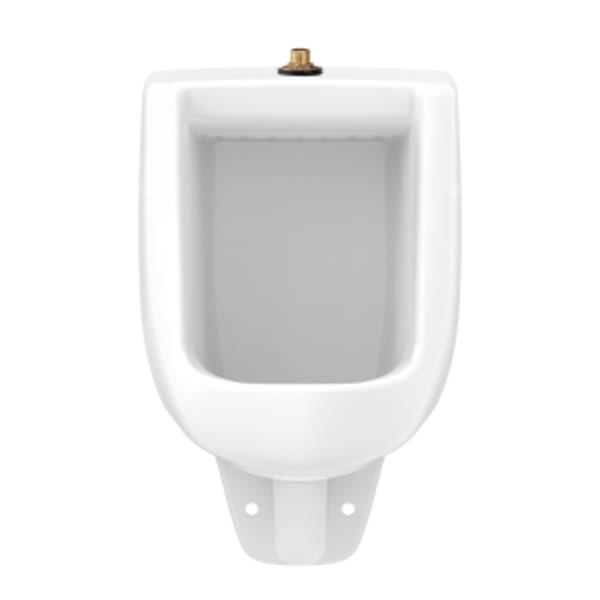 Clinton 0.125/0.5/1.0gpf Urinal Washout Top Spud Space Saver White