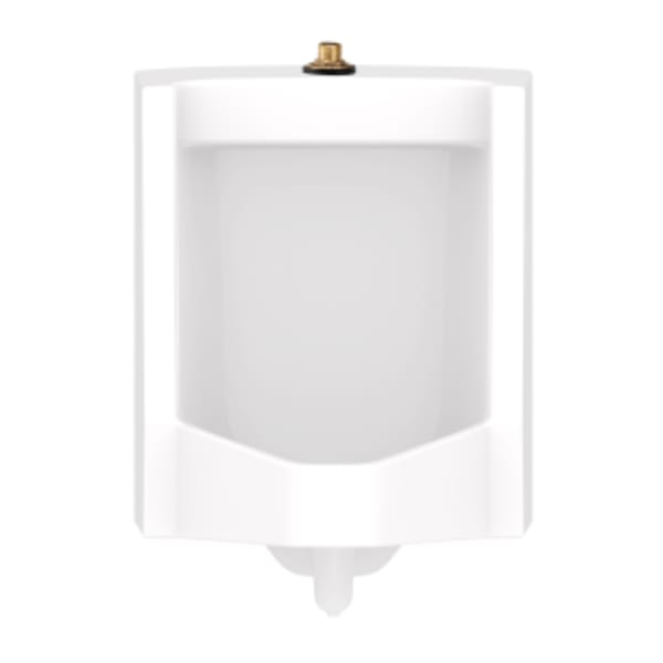 Monitor 0.125/0.5/1.0 gpf Urinal Washout Top Spud Full Stall White