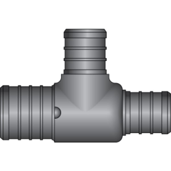 1" x 3/4" x 3/4" PEX Reducing Tee (Crimp(F2159)) - Composite
