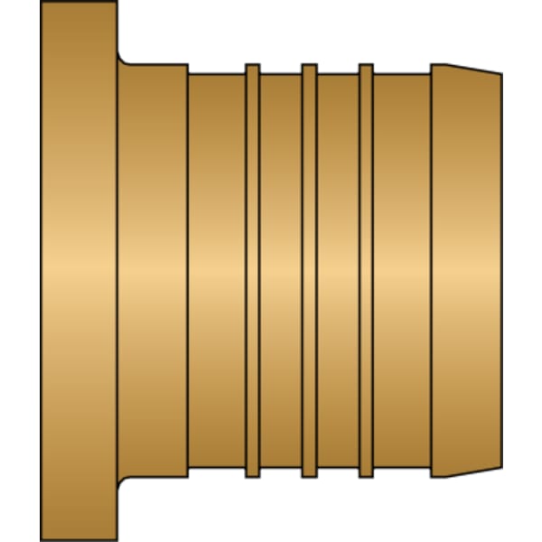 1-1/2" PEX Plug (Crimp(F1807)) - Brass