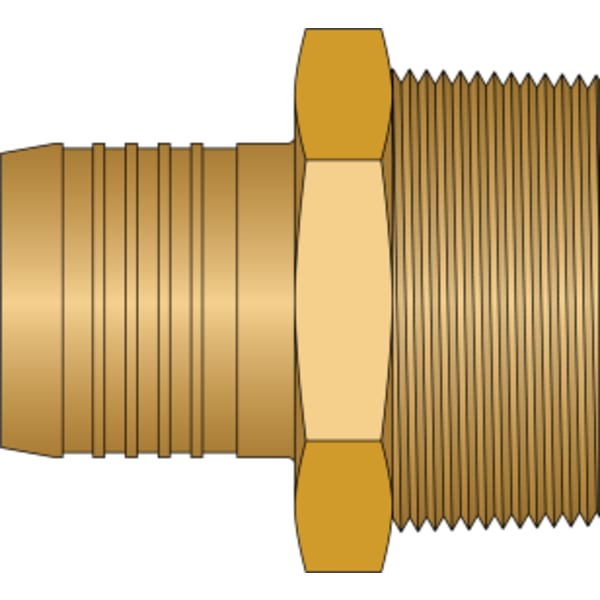 2" PEX Male Adapter (Crimp(F1807) x MIP) - Brass
