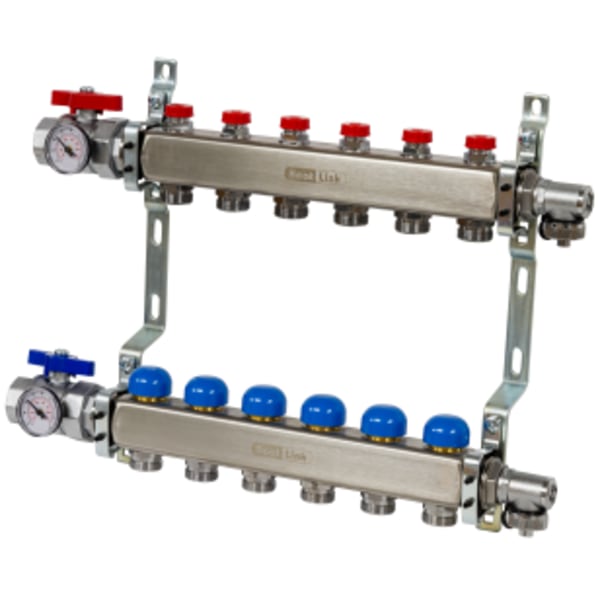 8 Loop 1-1/4" High Flow SS Manifold