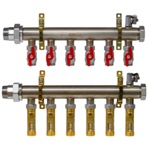 12 Loop 1-1/2" SS Manifold with Flow Meters