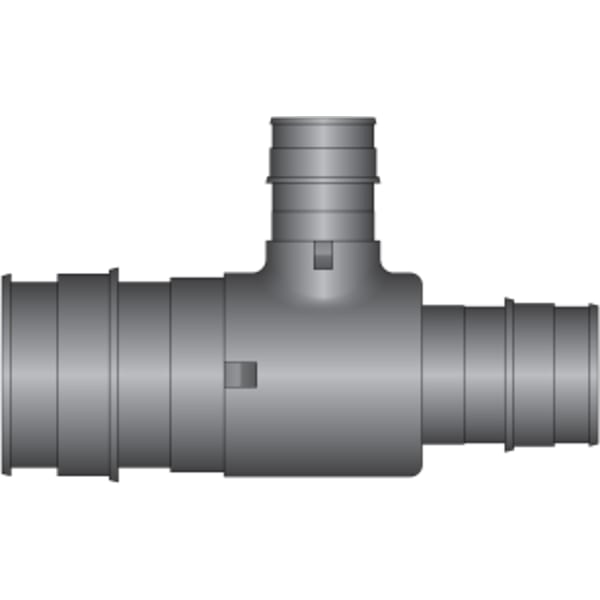 2" x 1-1/2" x 1" PEX Reducing Tee (Expansion(F1960)) - Composite
