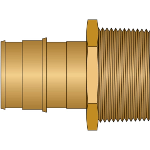 1-1/2" PEX Male Adapter (Expansion(F1960) x MIP) - Brass