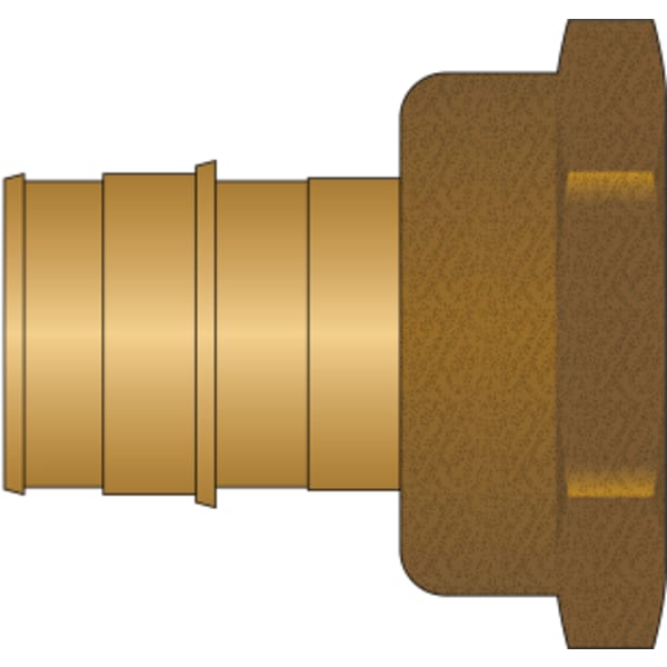 1-1/2" PEX Female Adapter (Expansion(F1960) x FIP) - Brass