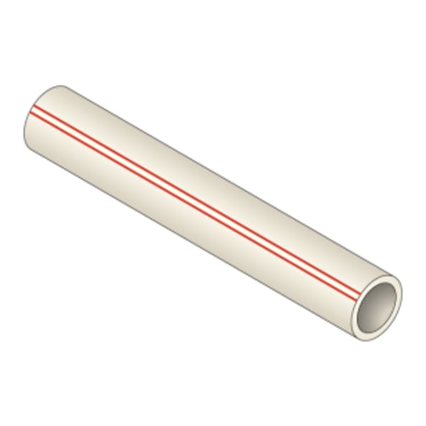 HeatLink 1/2" x 20' Red Print on White PureLink® Plus UV Stabilized PEX-a Tubing