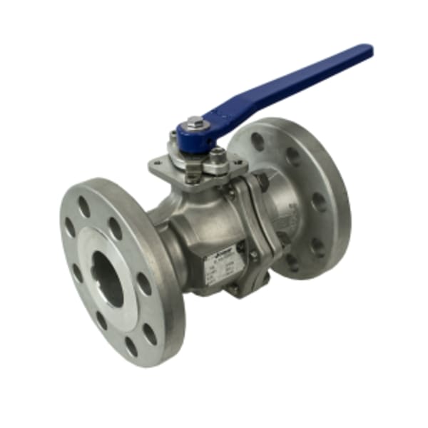 8" Flanged - Full Port, 2 Piece, Flanged Connection, Class 300, Stainless Steel