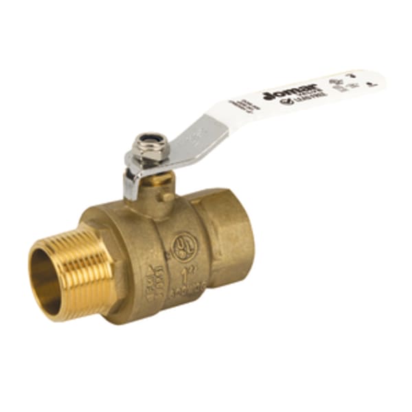 3/4" MIP x FIP - Full Port, 2 Piece, Male x Female Connection, 600 WOG, Stainless Steel Ball and Stem