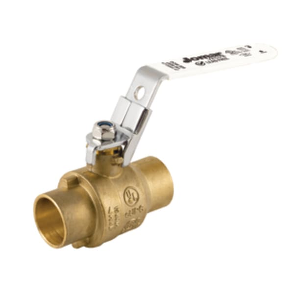 1/2" Sweat - Full Port, 2 Piece, Solder Connection, with Stem Extension 600 WOG