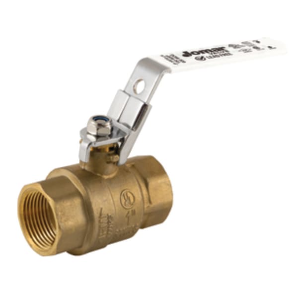 1/2" Sweat - Full Port, 2 Piece, Solder Connection, 600 WOG, Stainless Steel Ball and Stem with Latch Lock Handle