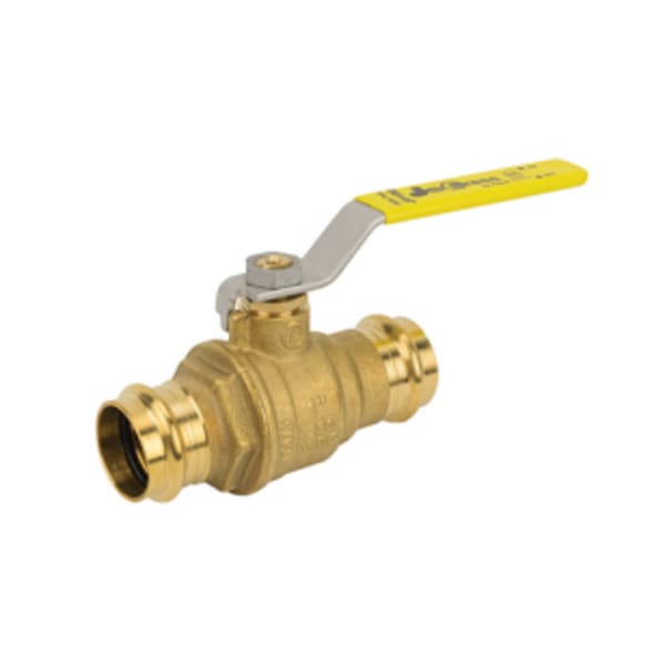 1/2" Press - Full Port, 2 Piece, Press Connection, 250 WOG
