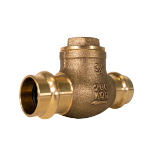 1" Press - Horizontal Swing Check Valve, Press Connection, Class 125, 200 WOG