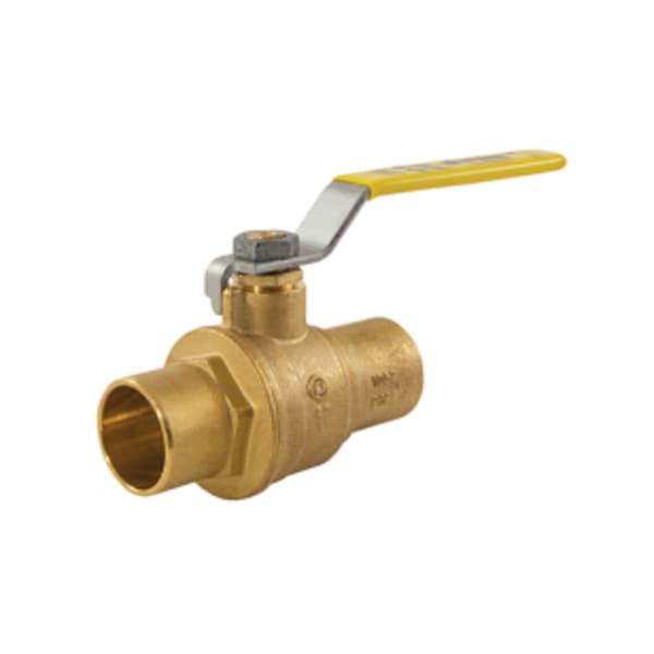 1/2" Sweat - Full Port, 2 Piece, Solder Connection, 600 WOG