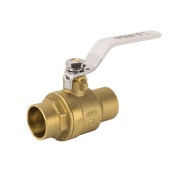 1-1/4" Sweat - Full Port, 2 Piece, Solder Connectiopn, 600 WOG