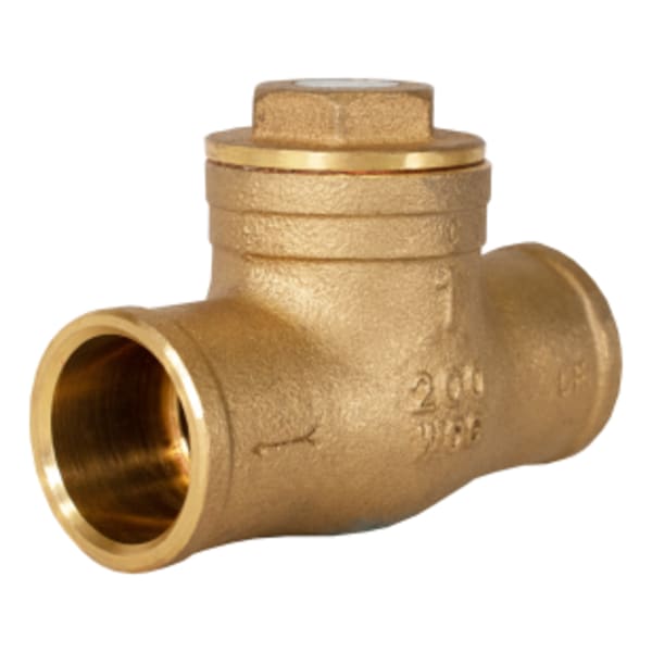 3" Solder - Horizontal Swing Check Valve, Solder Connection, Class 125, 200 WOG