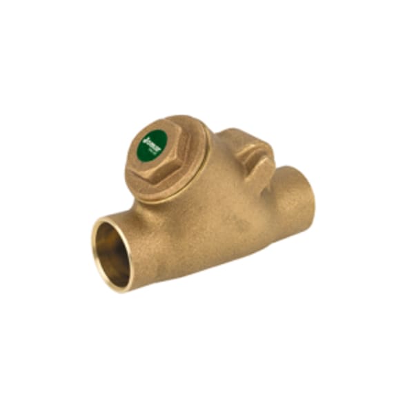 1-1/2" Solder - Y-Pattern Swing Check Valve, Solder Connection, Class 150, 300 WOG