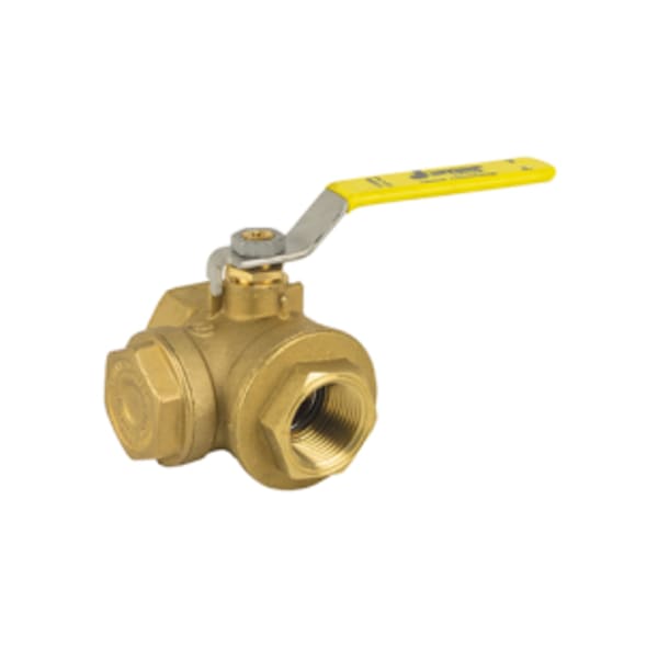 1" FIP - Full port, Threaded Connection, 400 WOG, with Integrated Stainer